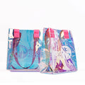 Clear Waterproof PVC Transparent Jelly Bag Shopper Fashion Shoulder Shopping Plastic Bag