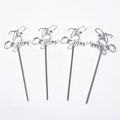 Acrylic Personalized Name Drink Stirrers Custom Hand Lettered Modern Calligraphy Stir Swizzle Stick Bar Wedding Party Birthday
