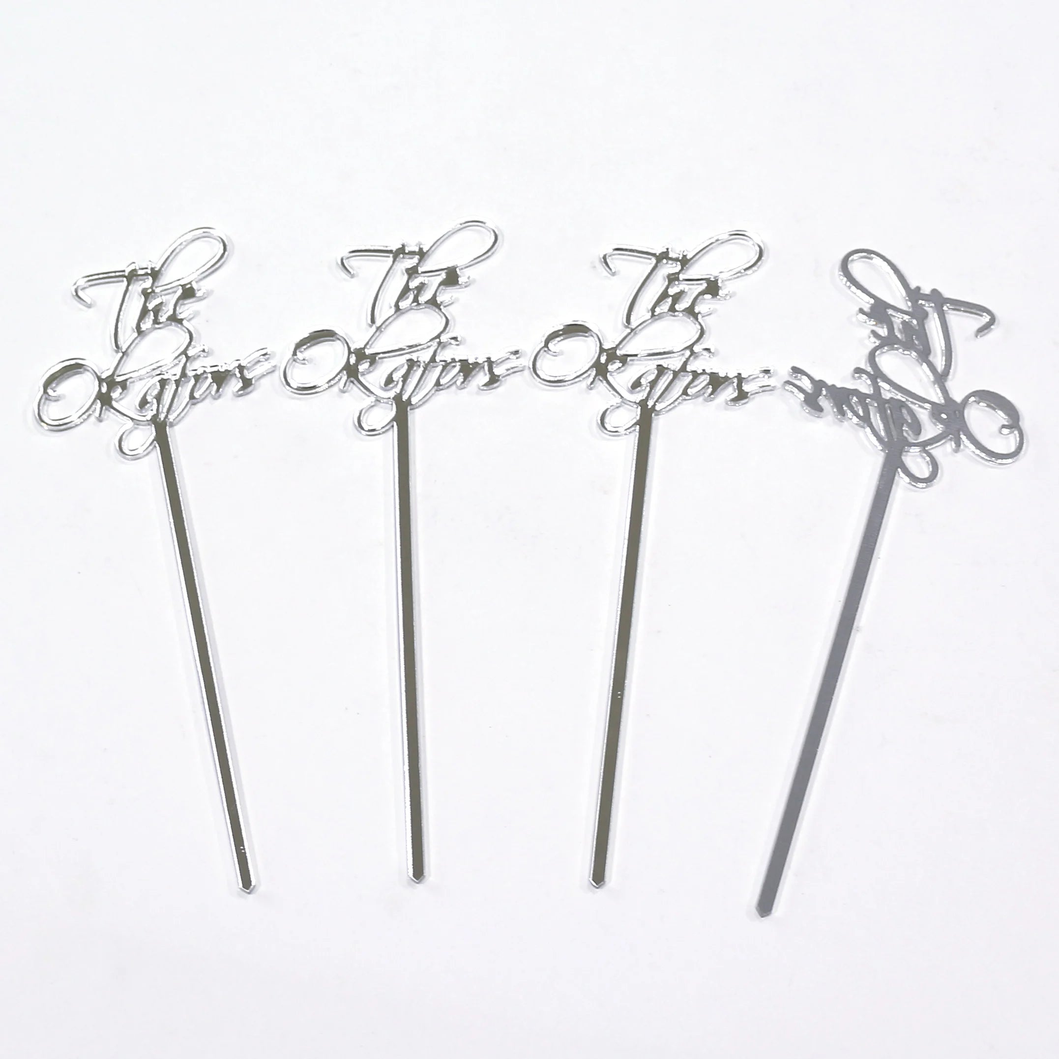 Acrylic Personalized Name Drink Stirrers Custom Hand Lettered Modern Calligraphy Stir Swizzle Stick Bar Wedding Party Birthday