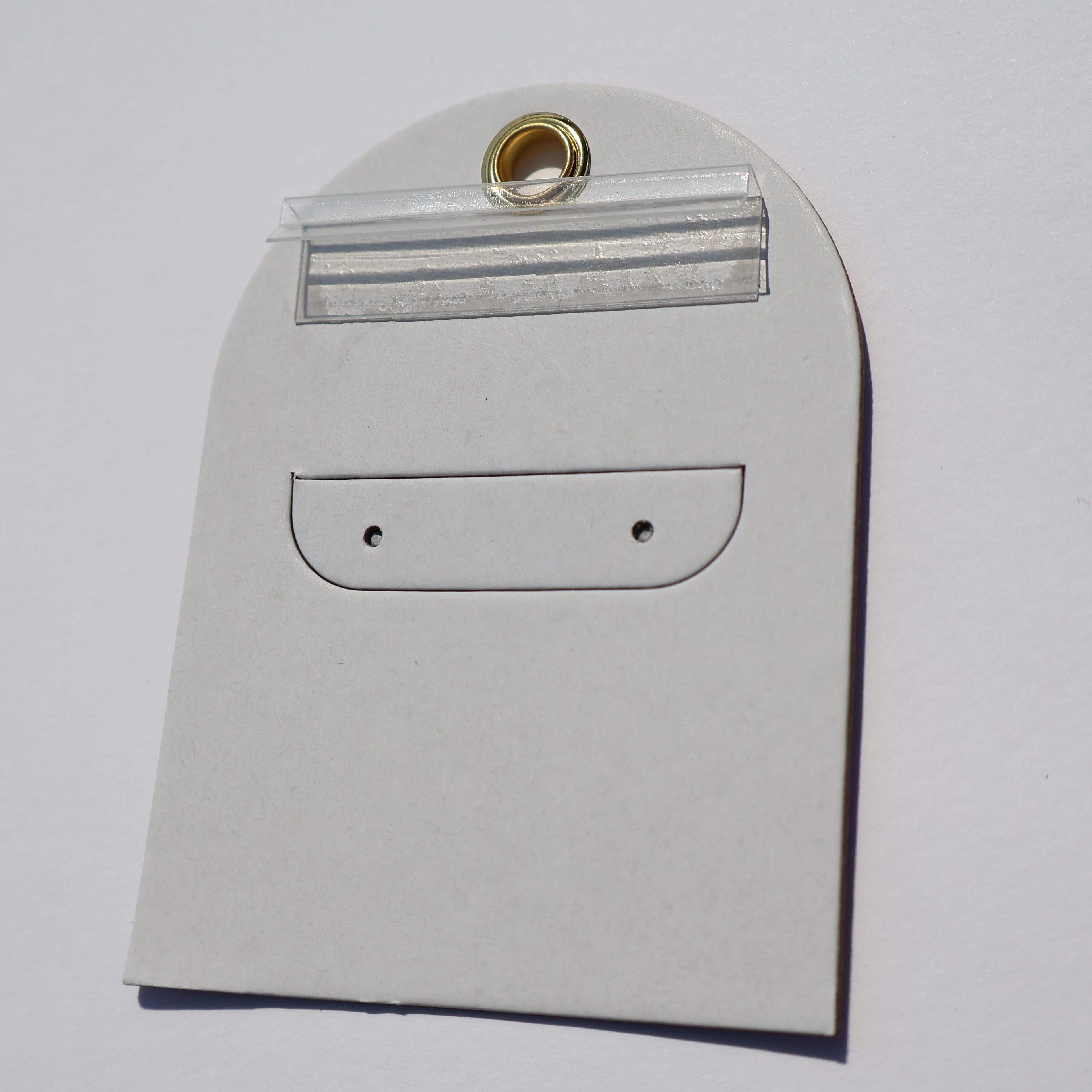 Premium Textured Jewelry Holder Cards with Gold Foil Accents