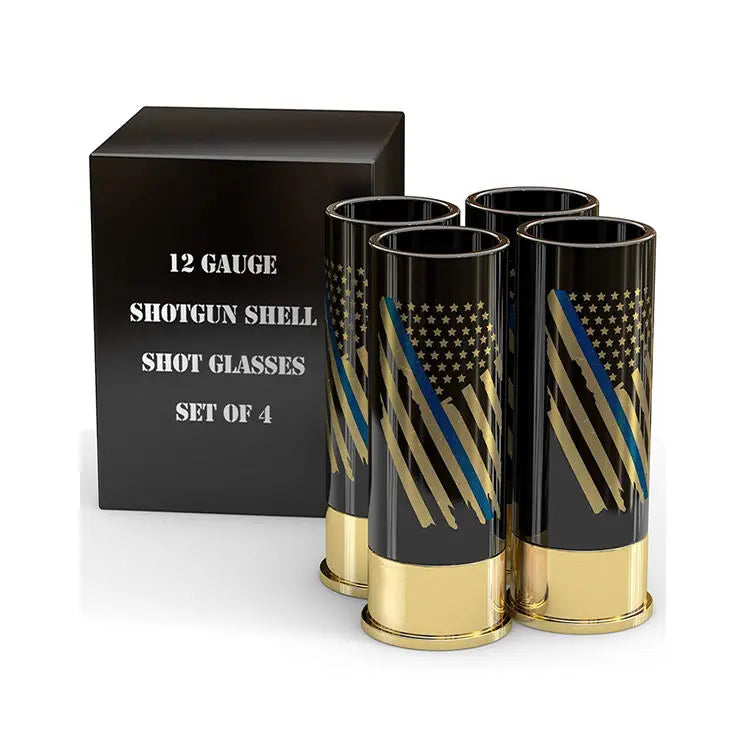 40ML Plastic Mini Liquor Shooter Glass Cup  Plastic Black  Gauge Shotgun Shell Cups Shot Glasses for Bar Party Wedding