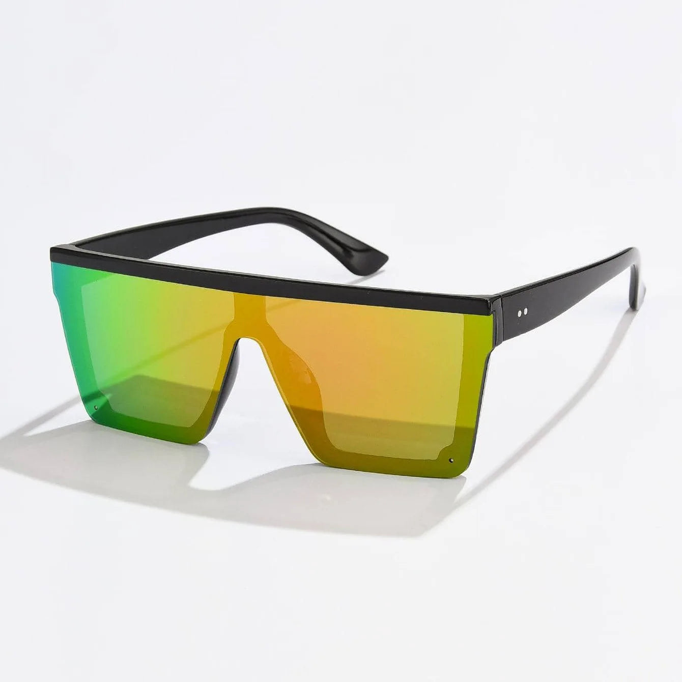 2024 Hot Selling Male Ultralight Sun Glasses Outdoor Driving Shades Men One-piece square Tr90 Frame Mirror Polarized Sunglasses