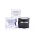 Luxury High-End 5g 10g 15g 30g 50g Acrylic Cream Jars Plastic Bottles Pump Sprayer Screen Printed Surface Targeted Creams Oils