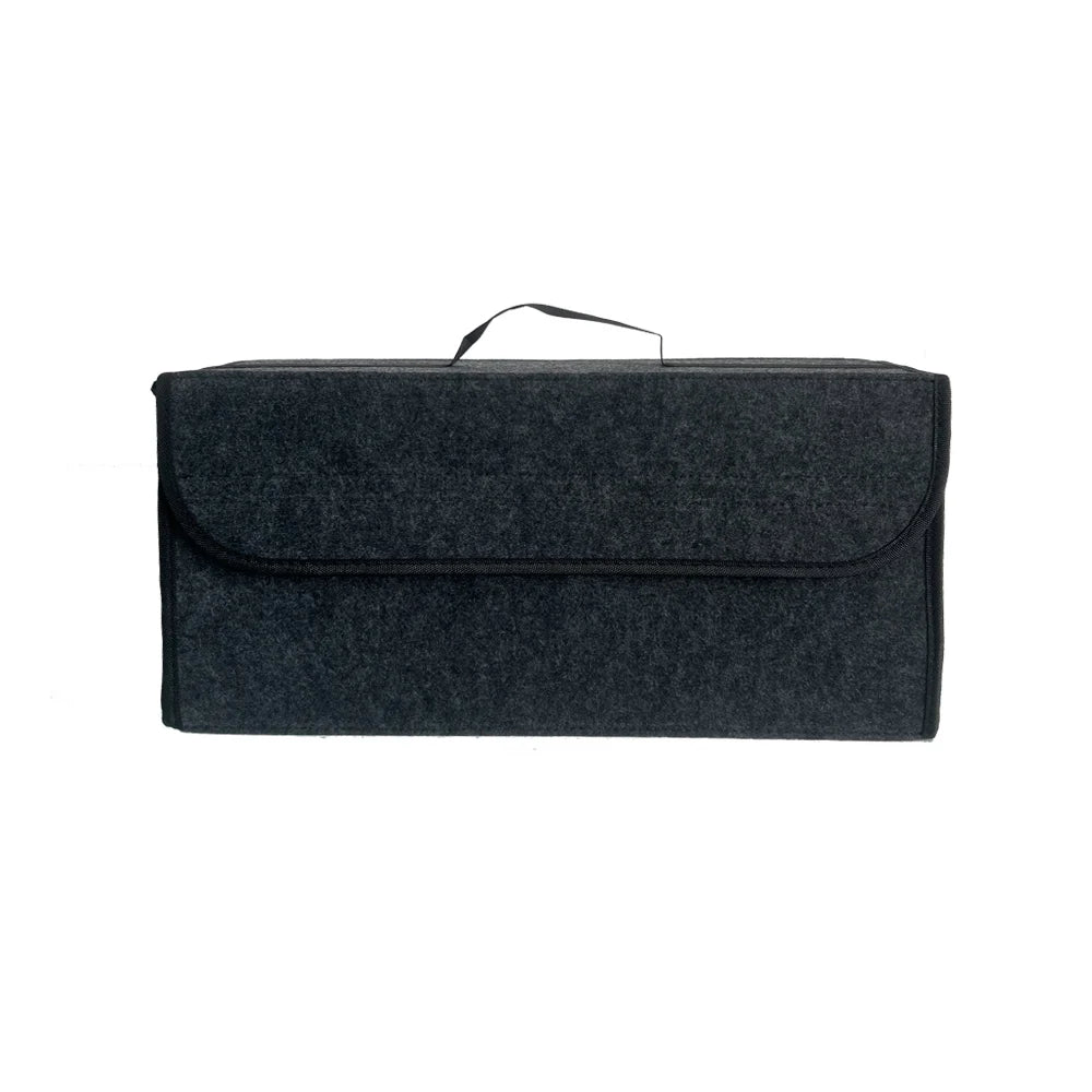 Hot Selling Fireproof Car Trunk Organizer Non-Slip Folding Storage Box Non-Slip Felt Car Storage Basket