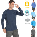 UV Sun Protection UPF 50 Breathable Quick Dry 100% Polyester Long Sleeve Fishing Shirt Waterproof Sportswear for Adults XXL Size
