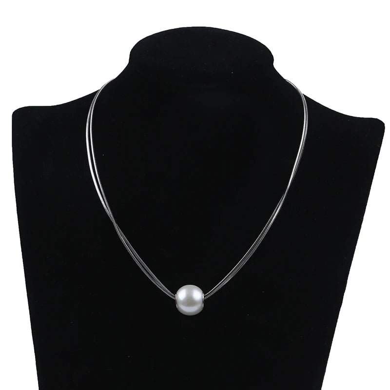 Zhuji 2023 New Design Natural White 16mm Round Freshwater Pearl Jewellery Pendant Necklaces