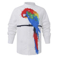 Fitspi Wholesale Designer Shirts Long Sleeve Spring Summer Men Fashion Casual Anime Shirt Loose Stand Collar Shirts Blouses