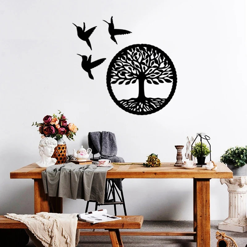 Early Riser DIY Crystal Epoxy World Tree Moulds Big Tree Hummingbird Ornament Silicone Moulds Kitchen & Tabletop Home Decoration