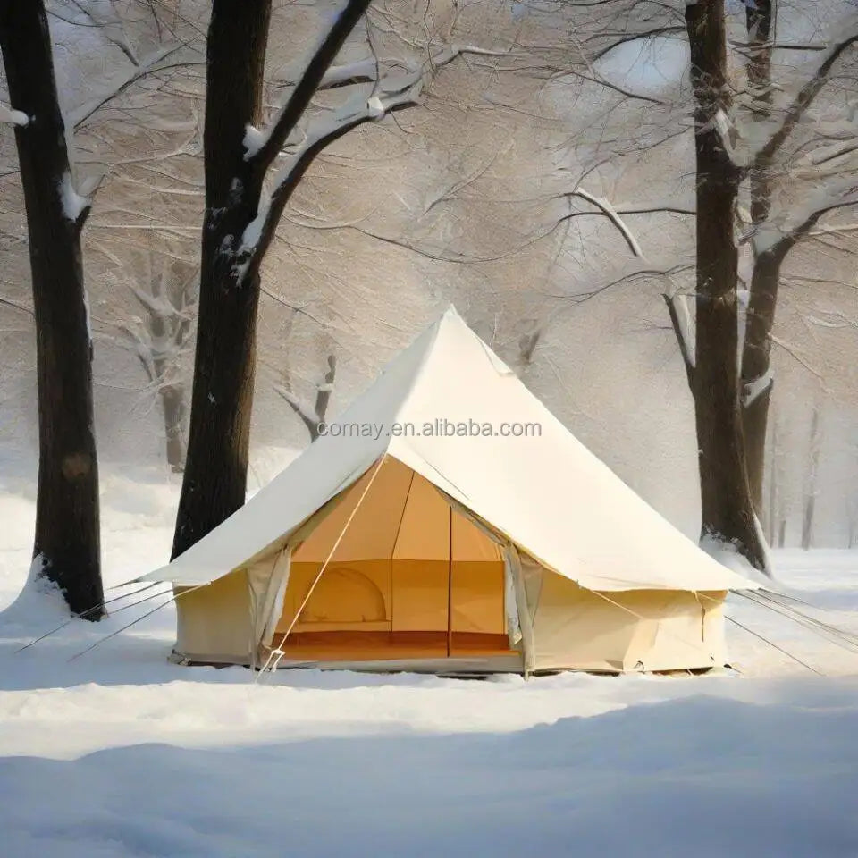 Waterproof Sunshade Folding Roof Top Pop-up Bell Tent Awning Single Canvas Four-Season Quick Automatic Opening Car Camping