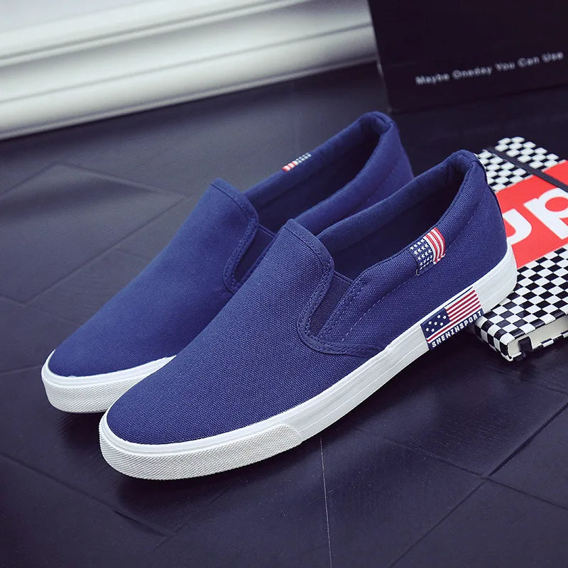 2026 New Style Fashion and Latest Man Rubber Canvas Casual Shoe