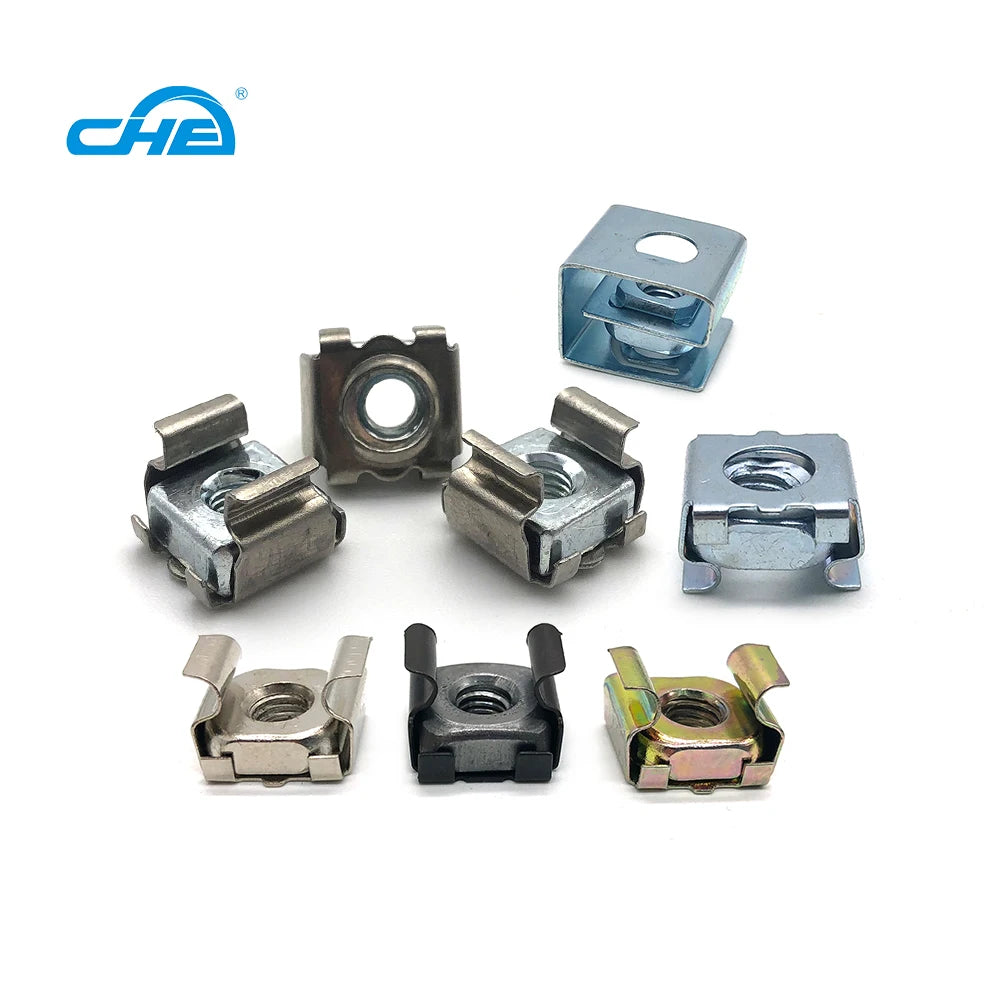 Factory Price M4 M6 M8 M10 Galvanized Square Lock Cage Nut Stainless Steel Cage Nut