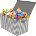 Collapsible Storage Home Organization Toy Playroom Closet Large Kids Storage Boxes & Bins Foldable Clothing Organizer Modern