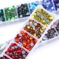 JC Crystal SS6 Glass Hot-fix Flatback Rhinestones  for Garment 1440pcs Crystal Flatback Hot Fix Rhinestones Bulk