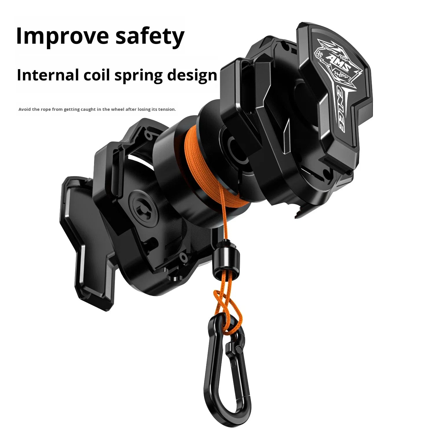 Outdoor Parent-Child Bicycle Traction Rope Automatic Retractable Telescopic Device Plastic/Resin Model E22163