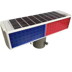 Wholesale ABS Solar Traffic Strobe Light IP33 Rated LED Flashing 6000K Daylight 5W Construction Sites Emergency Use