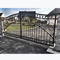 Ornamental Wrought Iron Gate for Backyard Courtyard Garden