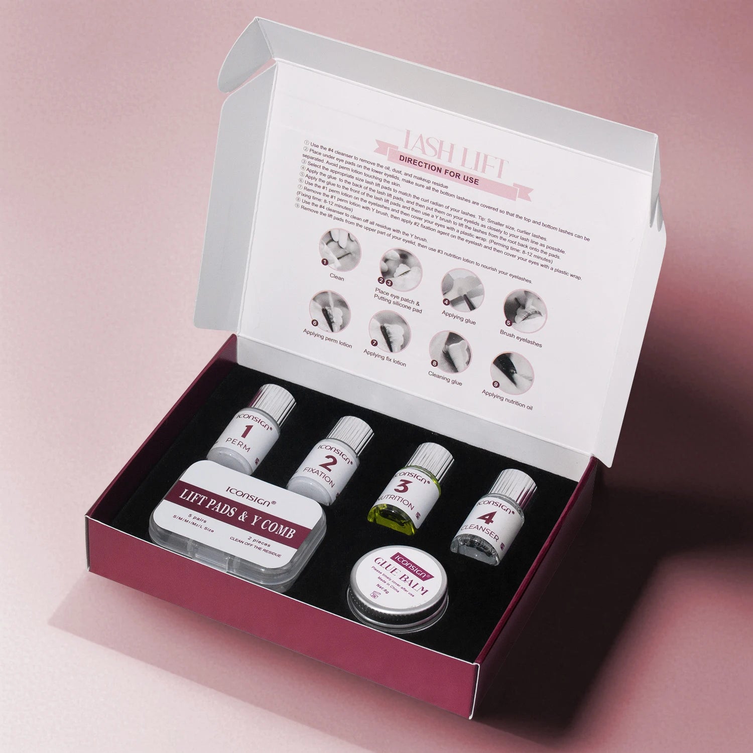 Korean Cysteamine Hcl Keratin Lash Lift Eyelash Curler Enhancement Lifting Eyelash Perm Lash Lamination Glue Balm Lashlift Set