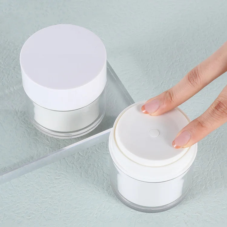 Empty Airless Cosmetic Packaging 20g 30g 50g Printing logo Custom New Color Vacuum Container Plastic Cream Jar