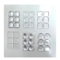 Clear Silicone Door Knobs Bumper Self-Adhesive Wall Protectors Anti Collision Rubber Door Stopper for Decorative Doorstops