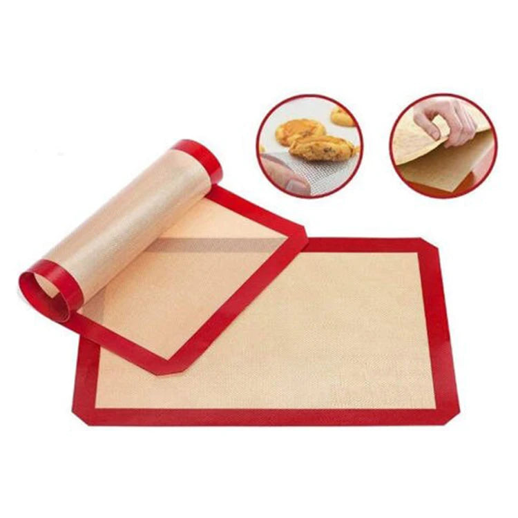 Food Grade Nonstick Dough Fondant Cake Baking Tool Silicone Baking Mat