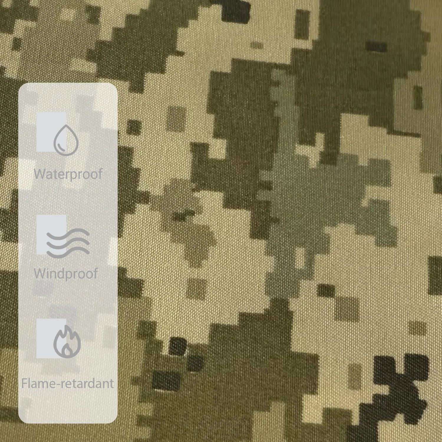 210D Camo Lightweight Fluorescent Water Resistant 100% Polyester Oxford Fabric Thick Density for Tent Awning Mattress Girls
