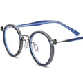 Acetate Myopic Frames Men and Women Retro Round Reading Glasses Alloy Optical Glasses Frame Monturas Ppticas 2023