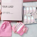 Private Label Eyebrow Tint Dye Set Lash Lift Kit Eyelash Lift Shields Eyebrow Lash Perming Lift Kit 4 in 1 Brow Lamination Kit