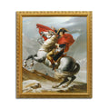 Custom Napoleon Crossing the Alps Malmaison Hand Painted Art Reproduction Paintings Oil Handmade Hotel Decor Artwork Wall Art
