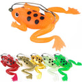 WEIHE 4.5cm 3g Plastic Fishing Soft Frog Lure 5pcs/bag