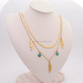 Moissanite Jewelry Girl Love Cute Shaped Gold Plated Stainless Steel Rhinestone Fashion Element Women Design Necklace