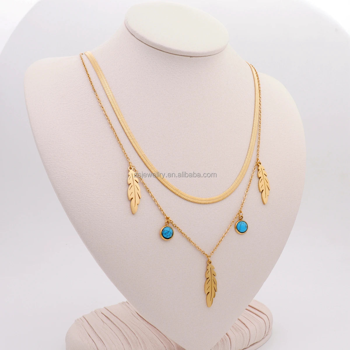 Moissanite Jewelry Girl Love Cute Shaped Gold Plated Stainless Steel Rhinestone Fashion Element Women Design Necklace