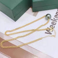 N400 10-11mm DIY Natural  Freshwater Pearl Charm Pendant Necklace Chain Accessory 925 Sterling Silver Jewelry for Women