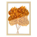Wholesale Double Sided Shadow Box Frames with Glass Korean Style Landscape Photo Frame Durable MDF Material