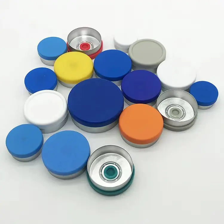 20mm Caps Blue Vial Seals Pharmaceutical Caps Plastic-Aluminum Caps for Glass Vial