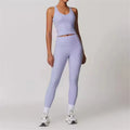 M124 Wholesale Two-piece Set of Women's Yoga Wear for Exercise Is a Fitness Set for Women's Gyms and a Pilates Training Set