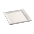 Wholesale Nordic Restaurant Dinner Wares 10 Inch White Square Melamine Charger Plate