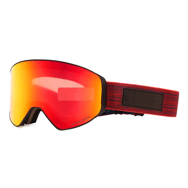 Custom Magnetic PC Lens Photochromic Polarized Anti-fog OEM ODM Snow Ski Goggles UV400 Protection Snowboard HB-197C for