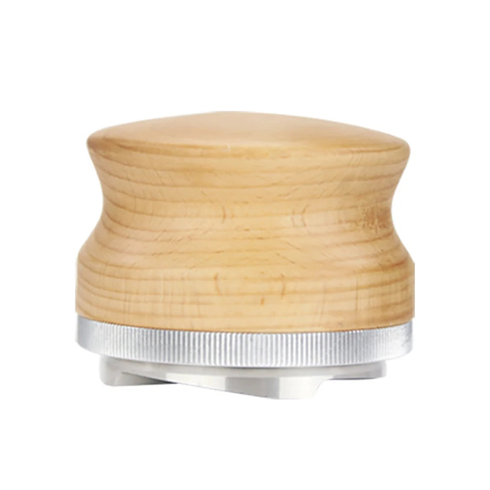 1PCS Hot Sale Espresso Distributor Tamper Wooden 49Mm Super Consistent Convex Coffee Tamper 58MM