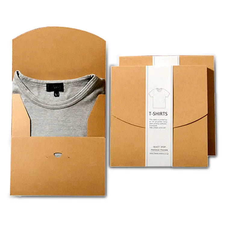 High Quality Printed Packing Clothing Shipping Boxes Custom Men t Shirt Packaging Box