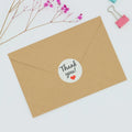 Water Based Glue 4X6 Inch Eco-friendly Card Kraft Paper Envelope Customized Print Wedding Envelopes with Stickers