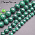 Jewelry Making Supplies Natural Stone Round 4mm 6mm 8mm 10mm 12mm 14mm Gemstone Malachite Beads for DIY Necklace Bracelet