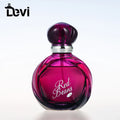 Devi Wholesale OEM/ODM 30ml 50ml 100ml Aluminum Alloy Crimp Luxury Empty Perfume Glass Bottle with Hot Stamping Carton Packed