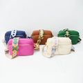 New Arrival Vegan Leather PU Crossbody Handbags Women's Messenger Bags Camera Bag