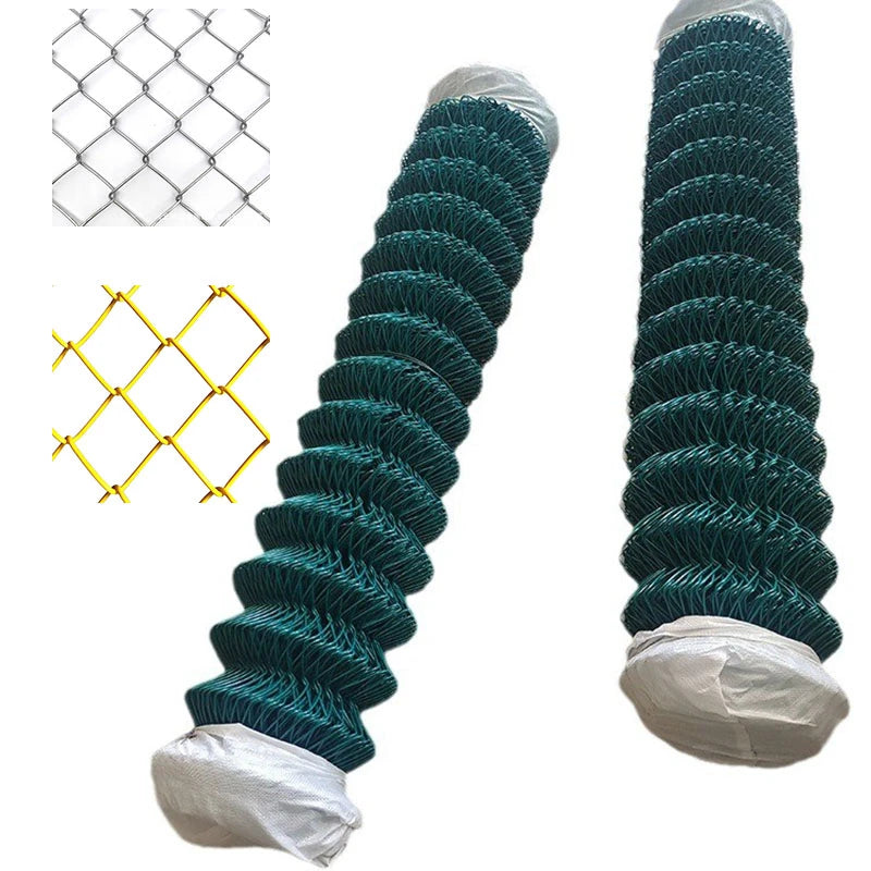 Pvc Coated Farm Galvanized 6ft Cyclone Diamond Wire Mesh Chain Link Fence Price MegaBDM