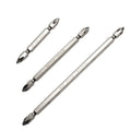 Yunbei 65/100/150mm PH2 S2 Alloy Steel Magnetic Double Head Electric Screwdriver Bit Setd Phillips 1/4" Hex Shank Driver Head