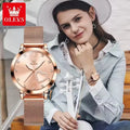Top Clock OLEVS 5189 Fashion Women Watches Casual Women's Bracelet Watch Luxury Dress Waterproof Wristwatch for Lady Clock