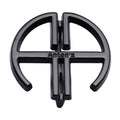 Custom Zinc Alloy Western Belt Buckle Fashion Leather Clips Adjustable Metal Engraved Letter Buckle Hardware for Baggage Strap