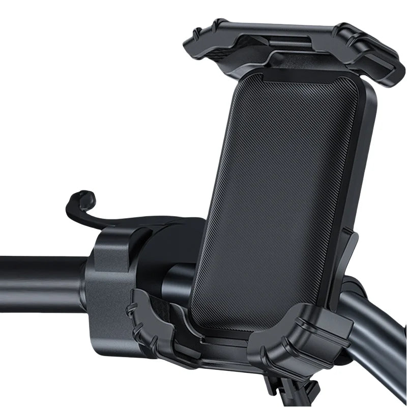 Durable Thick Anti-Shake Electric Car Rearview Mirror Navigation Mobile Phone Bracket Plastic Bicycle Mobile Phone Holder 360