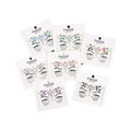 Shiny Face Tattoo Sticker for Girls Temporary Crystal Jewelry Rhinestone for Party or Power Face Makeup