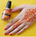 Custom 10ml Matte Finish Vegan Plant Based Halal Maroon Red Nails Henna Polish Stain Paste in Cosmetic Glass Bottle